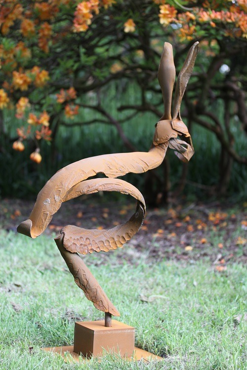 Calnan Anhoj Big Hare Corten Sculpture 2
