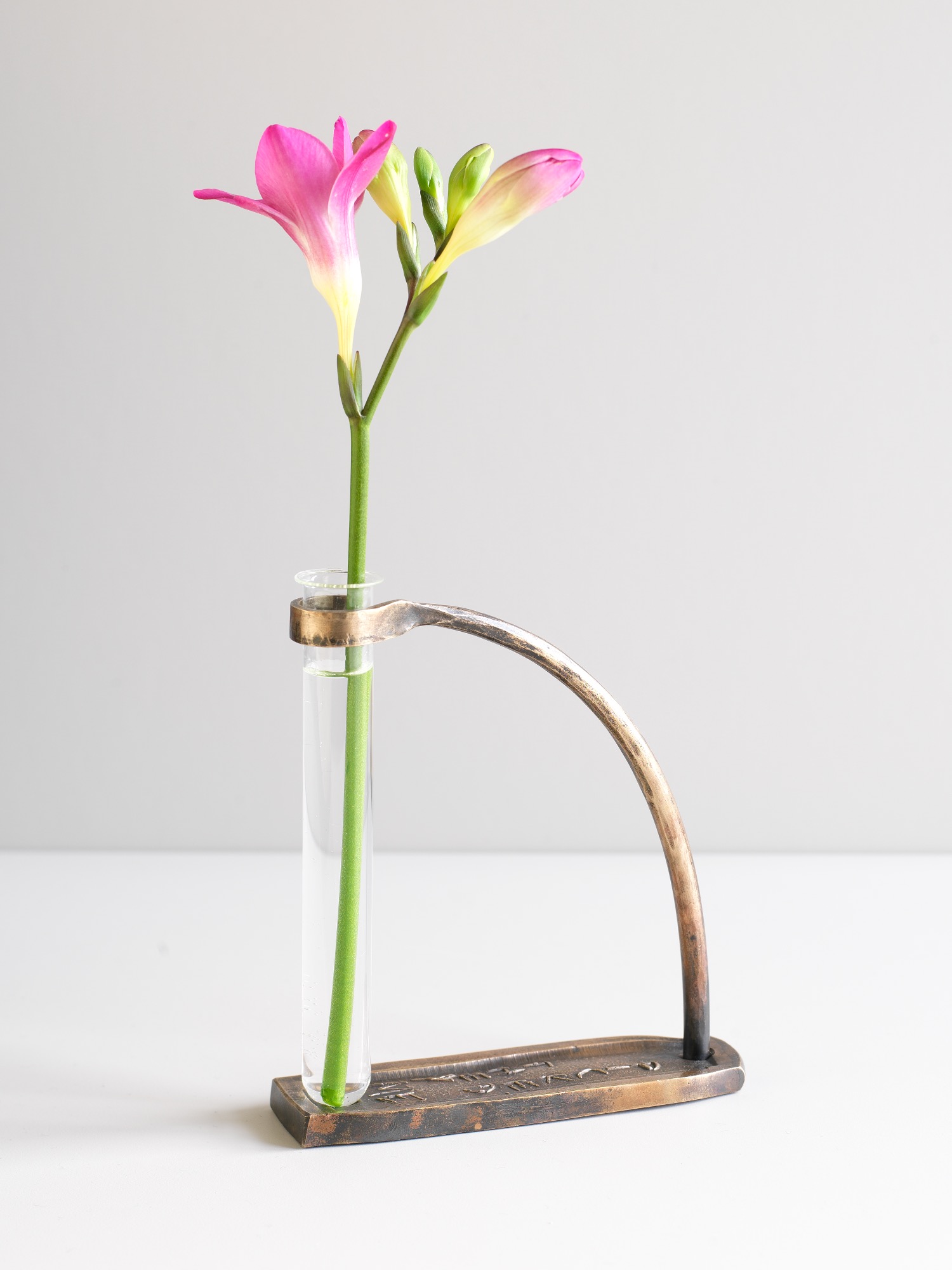 They Picked Me, bronze single stem vase by Michael Calnan 2. Photo Richard Johnston.