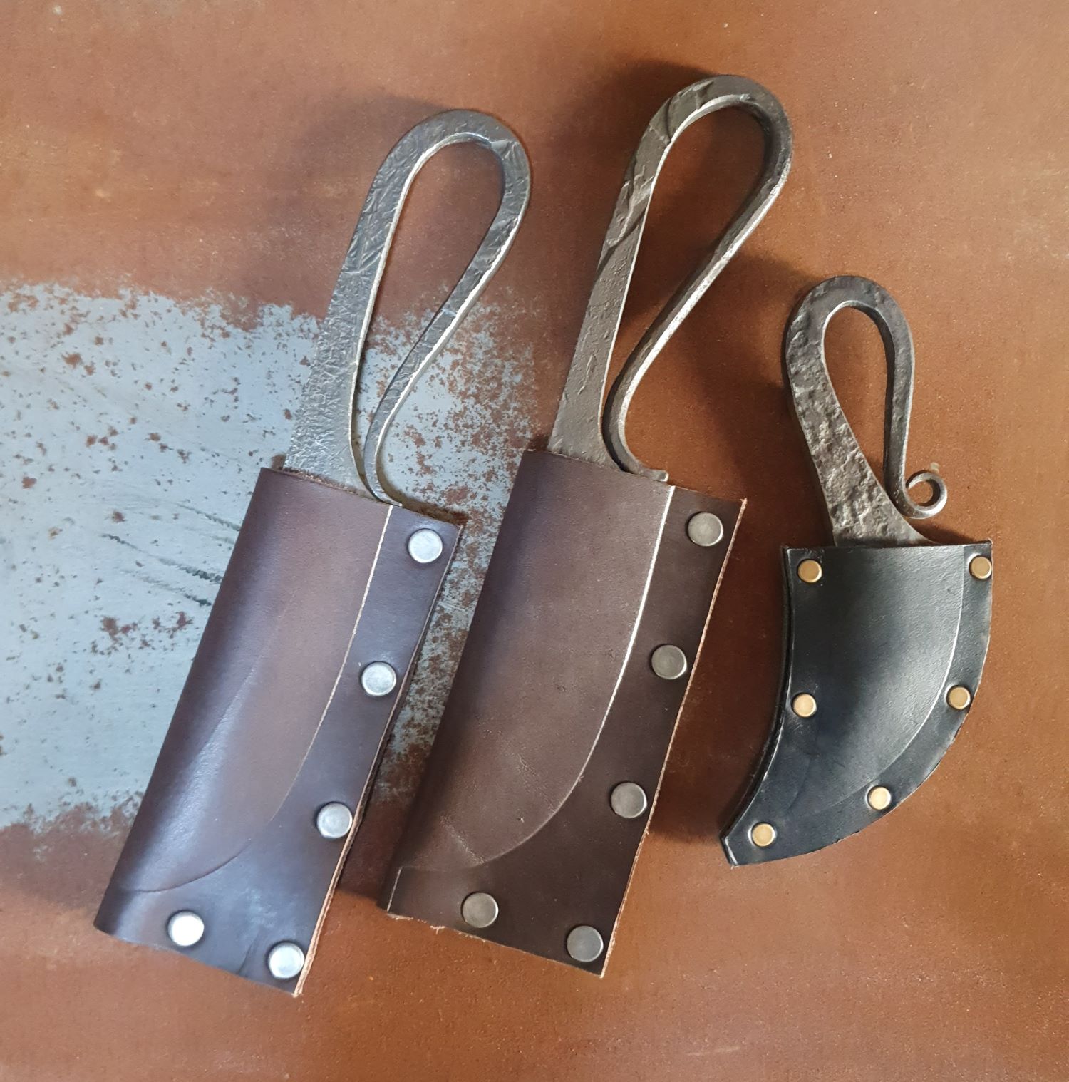 Leather sheaths for your handforged knife